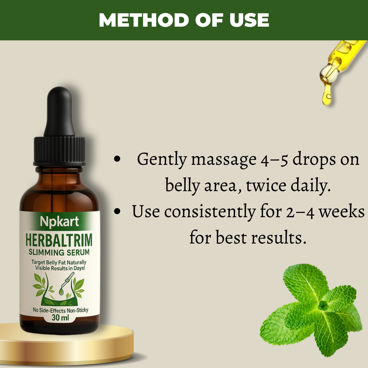 ЁЯМ┐HERBALTRIM Sliming Serum (рд░реБ.999/-)