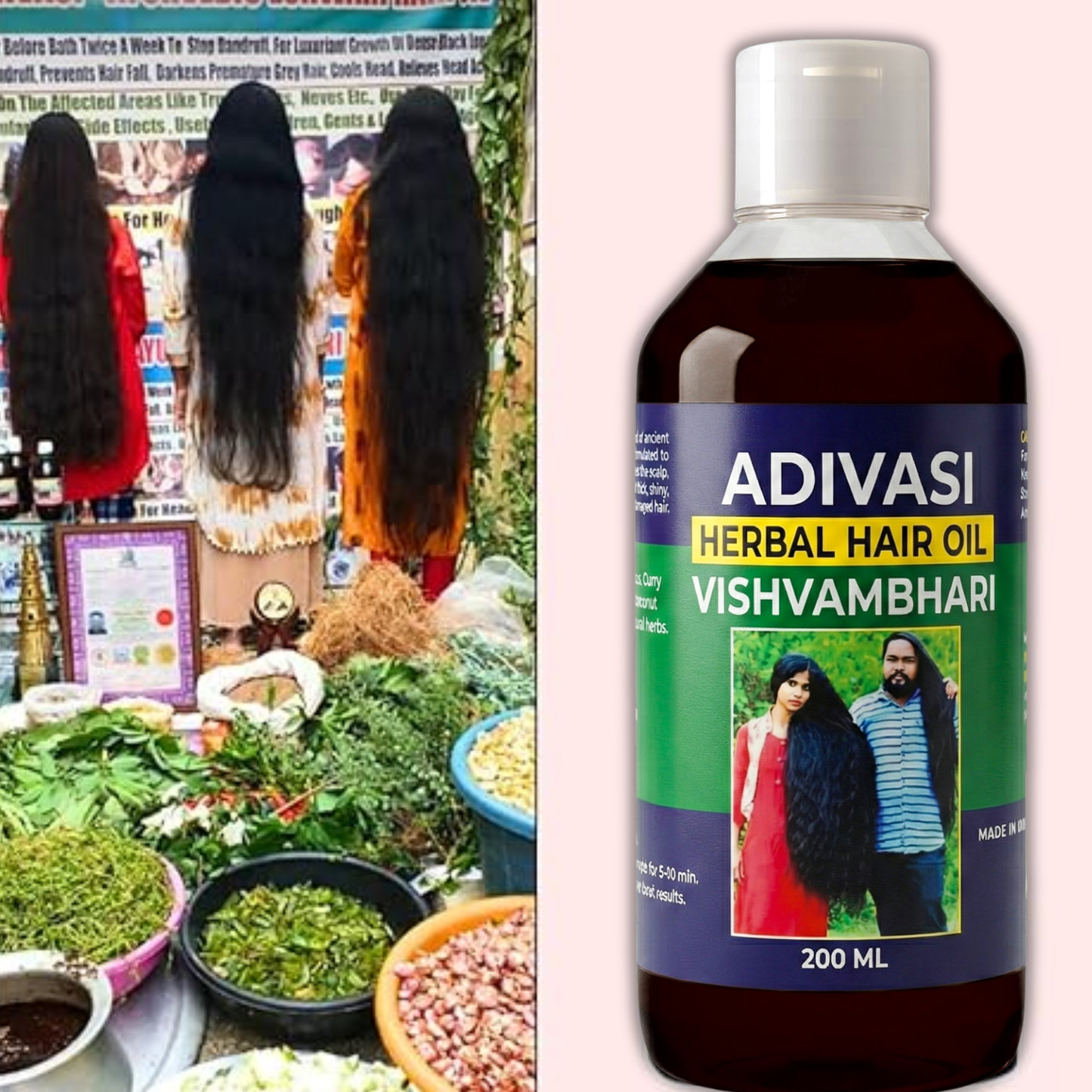 ADIVASI HERBAL HAIR OIL (VISHVAMBHARI)
