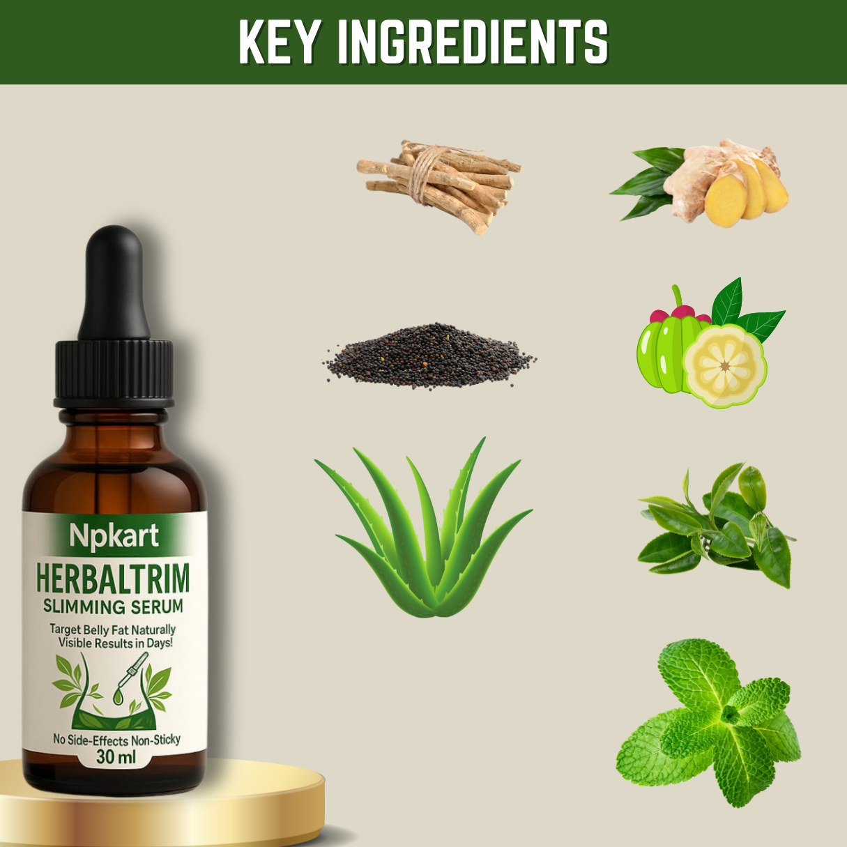 🌿HERBALTRIM Sliming Serum (रु.999/-)